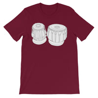 Tabla— Benares  Unisex Short Sleeve T-Shirt